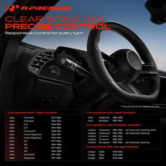 A-Premium side profile demonstrating compact shape for easy steering column fit