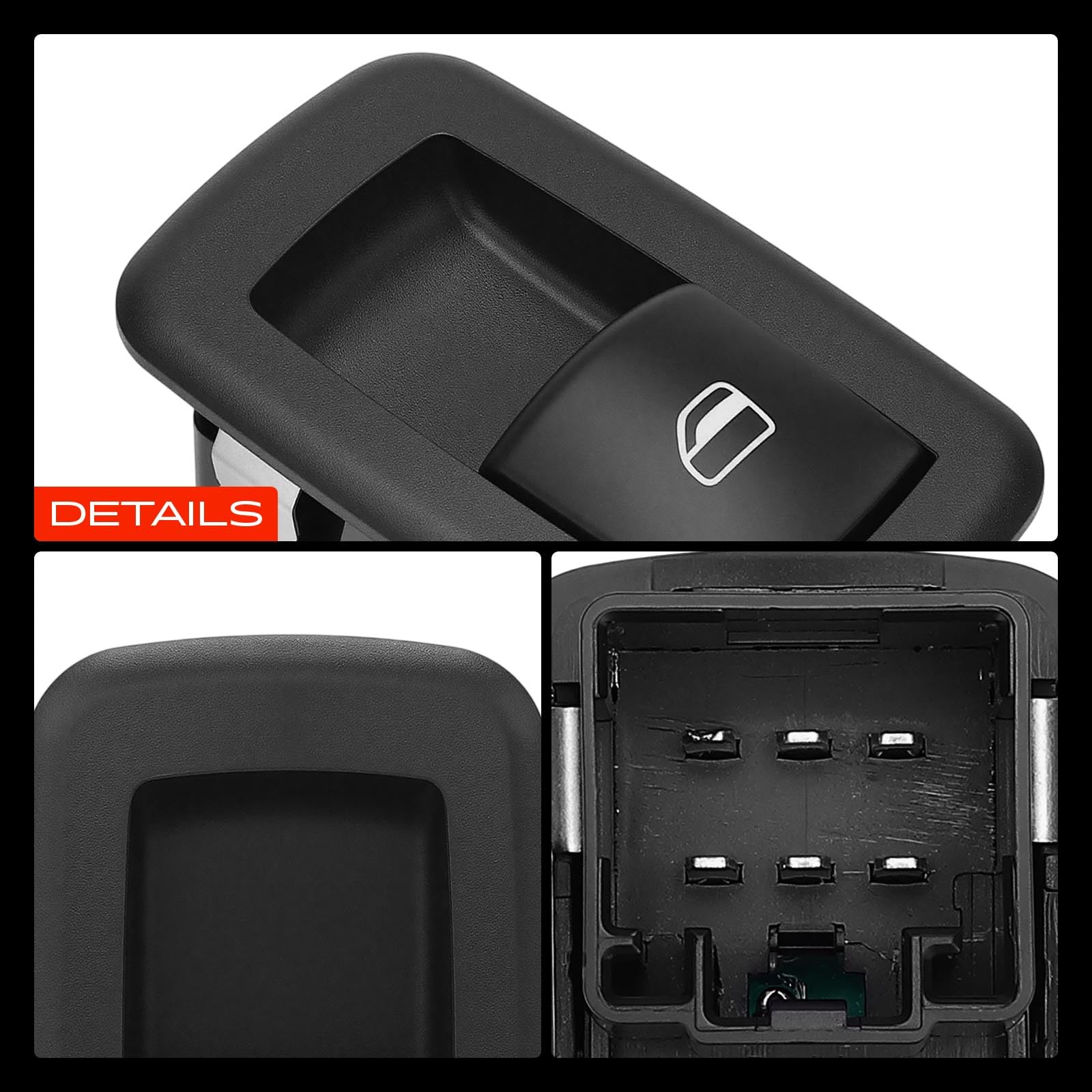 A-Premium close detail of 6-pin terminals ensuring correct factory connection