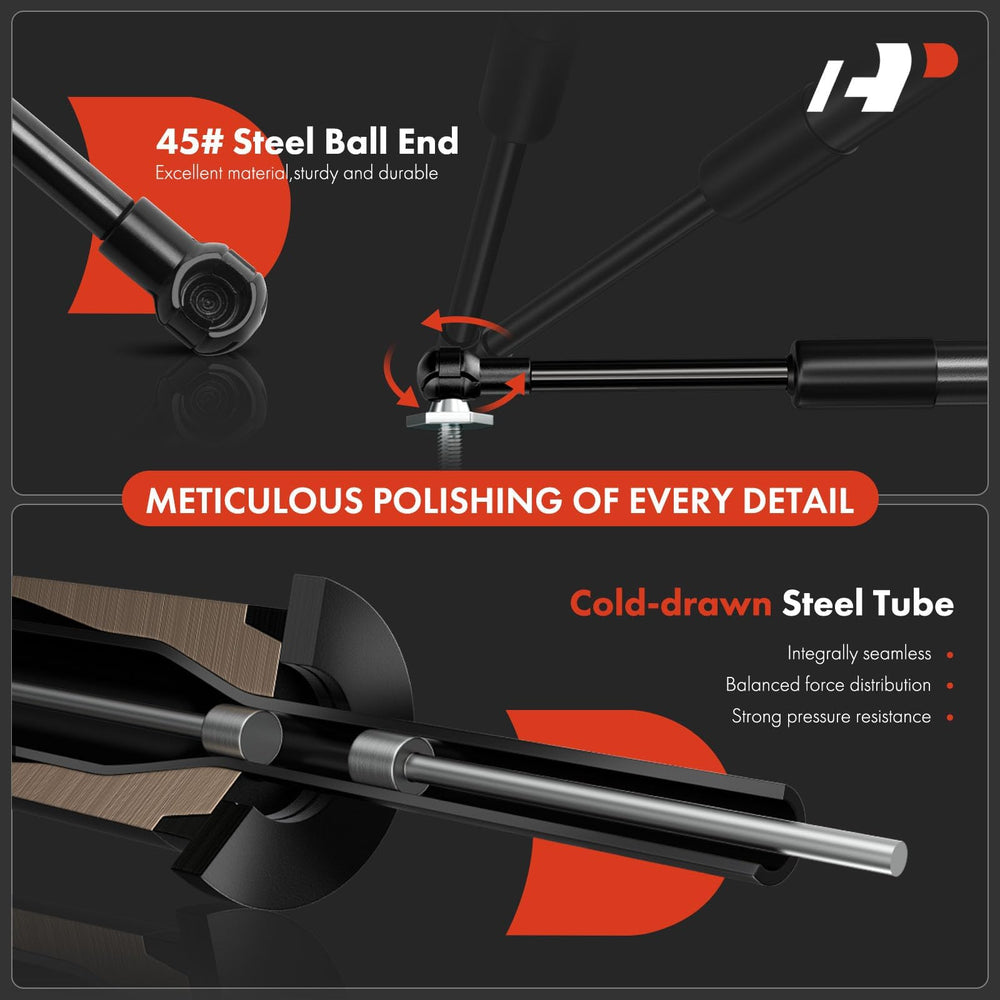 A-Premium lift support packaged in thick cardboard protecting the part during shipping