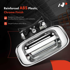 A-Premium handle backside with rod clips included for easy linkage reconnection