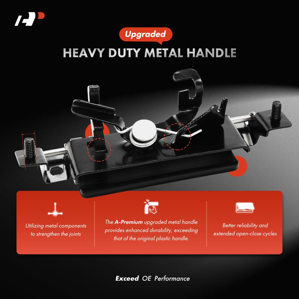 A-Premium handle beside ruler showing scale and fitment accuracy