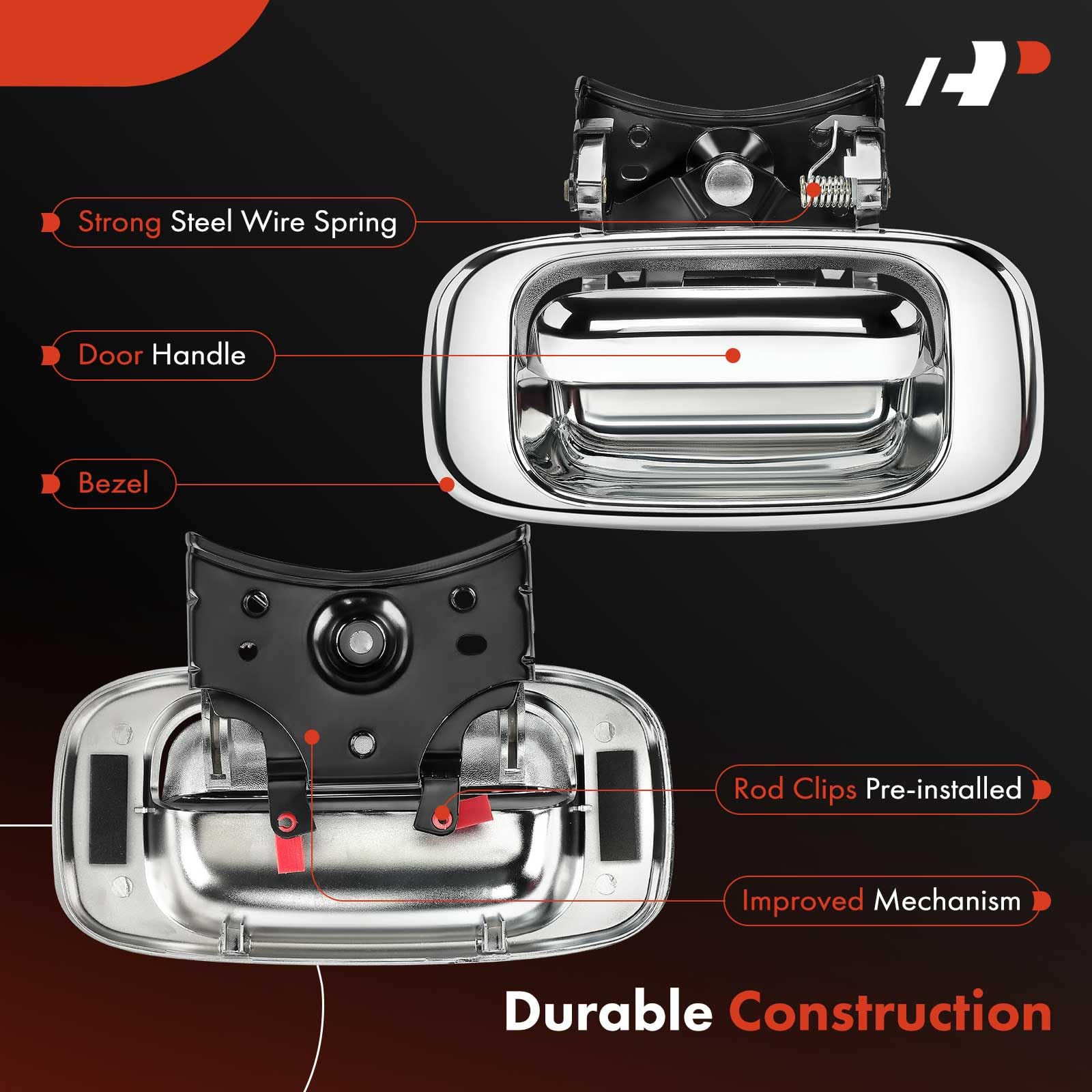 A-Premium handle installed on Silverado demonstrating direct OE-fit convenience