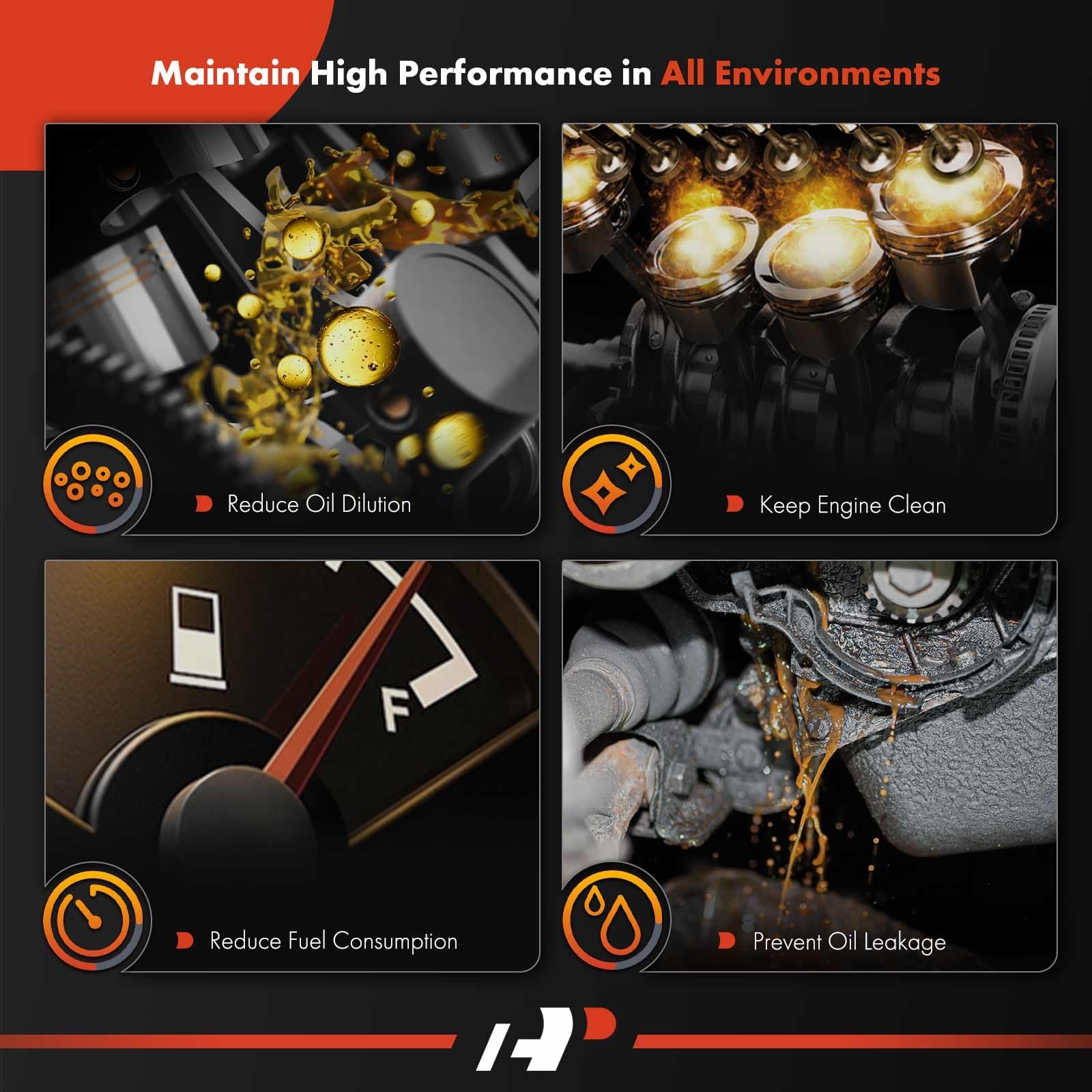 A-Premium tank side translucency showing fluid level visibility benefit