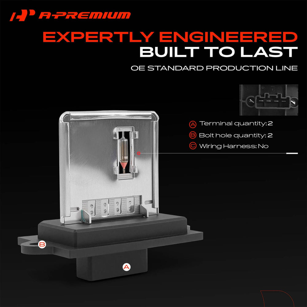 A-Premium terminal pins detail highlighting four male pins for reliable contact