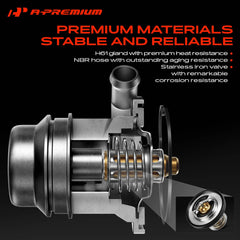 A-Premium close-up of thermostat valve illustrating precision and reliable operation