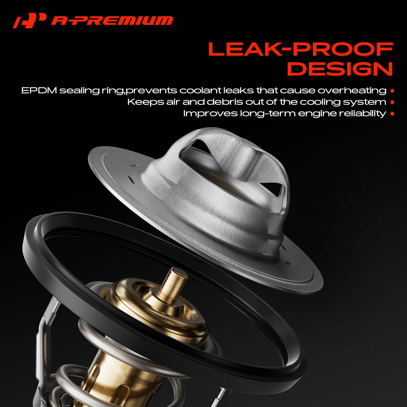 A-Premium metal and rubber materials close shot showing corrosion resistance