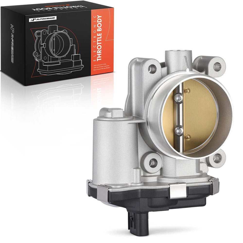 A-Premium throttle body front view showing precise fit for GM vehicles and reliable replacement