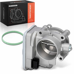A-Premium throttle body front view showing clean construction and direct-fit benefit