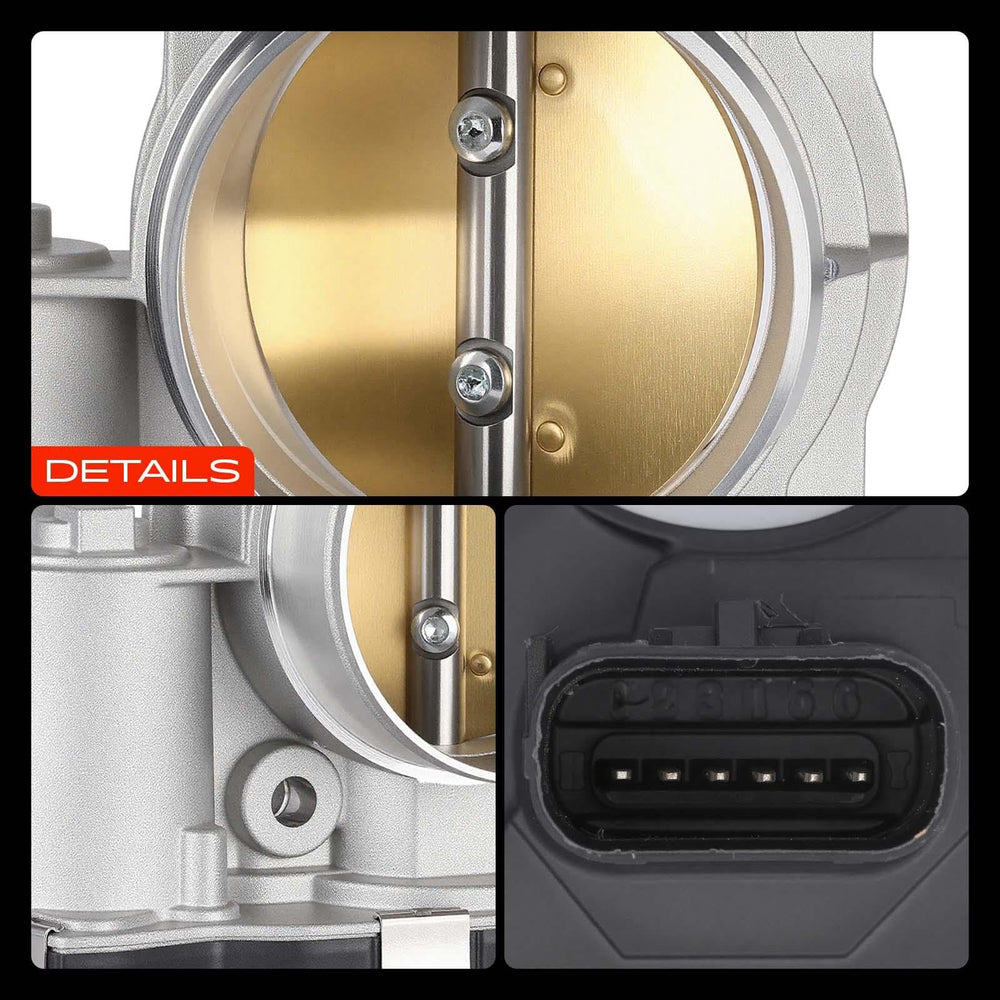 A-Premium throttle body installed in vehicle engine bay improving throttle control restoration