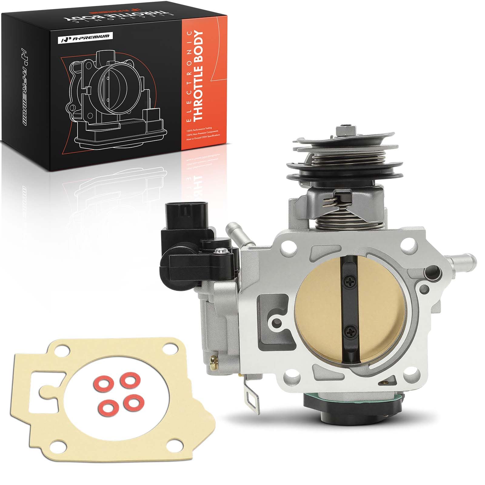 A-Premium throttle body in a mechanic shop during professional installation