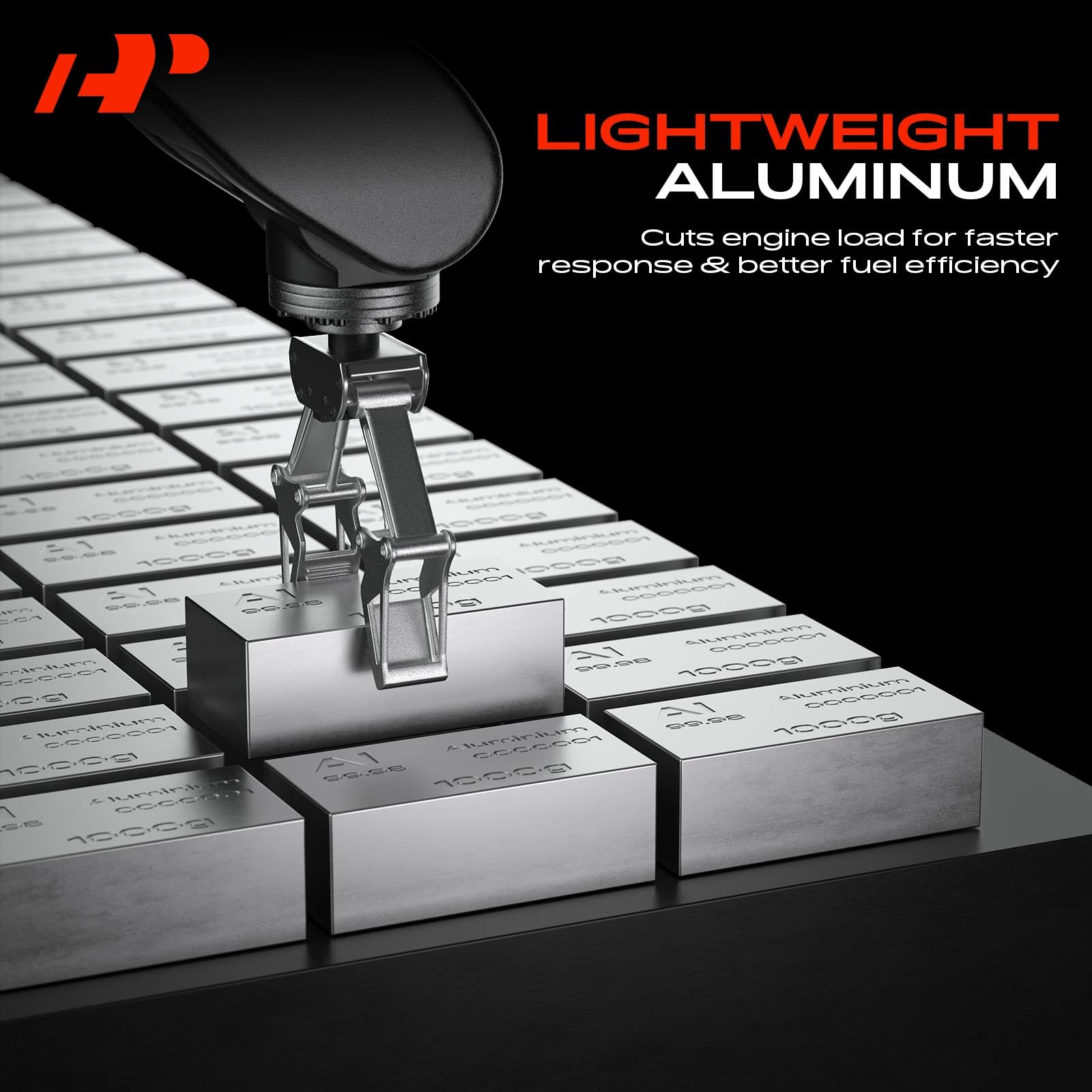A-Premium throttle body side profile with aluminum housing for heat resistance