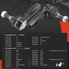 A-Premium tie rod end steel ball stud close-up highlighting strength and smooth steering