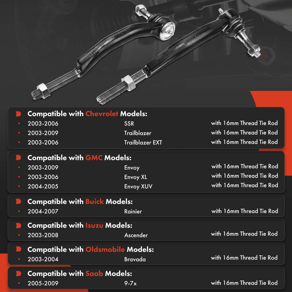 A-Premium tie rod end front view highlighting fit quality and durable construction