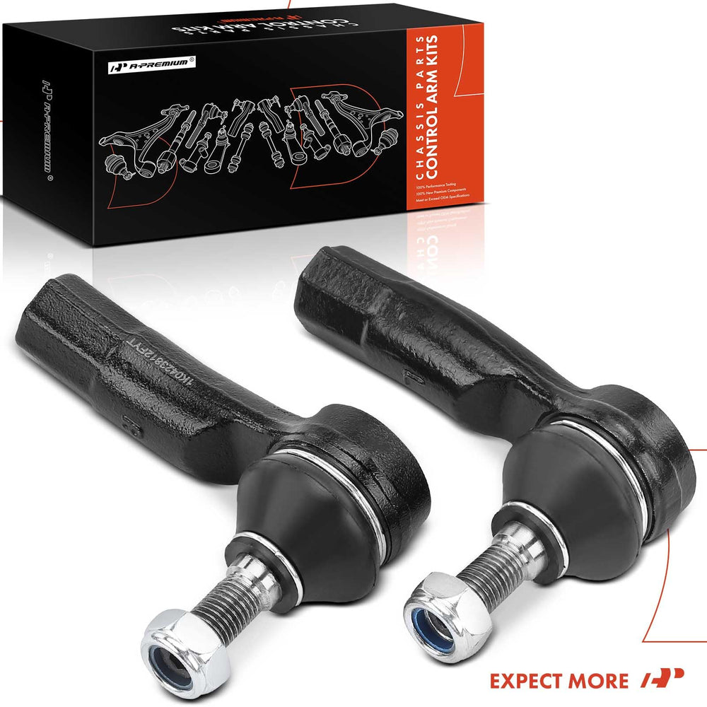 A-Premium tie rod end in a workshop setting showing professional repair context
