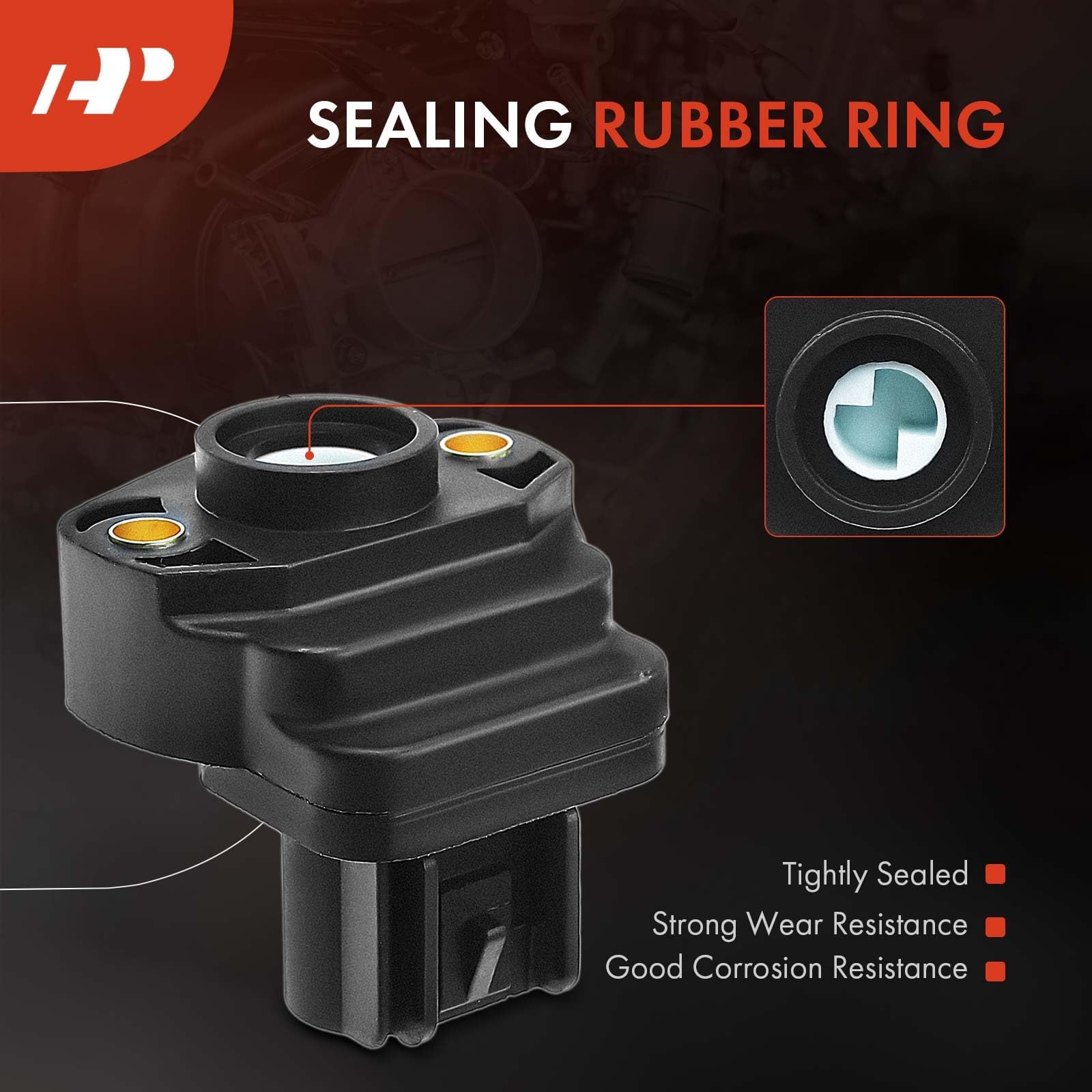 A-Premium TPS mounted on throttle body demonstrating correct OE fitment