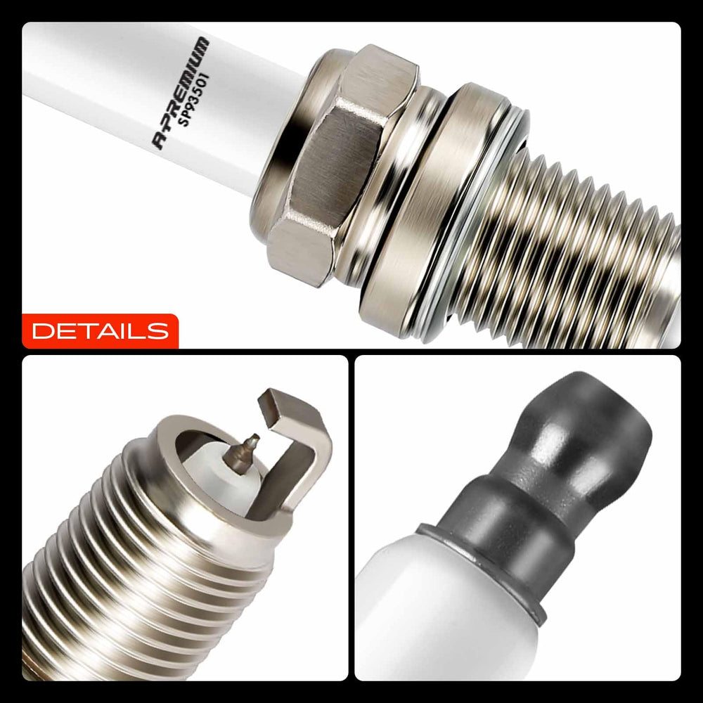 A-Premium spark plug seated in Chevrolet engine to ensure proper fitment
