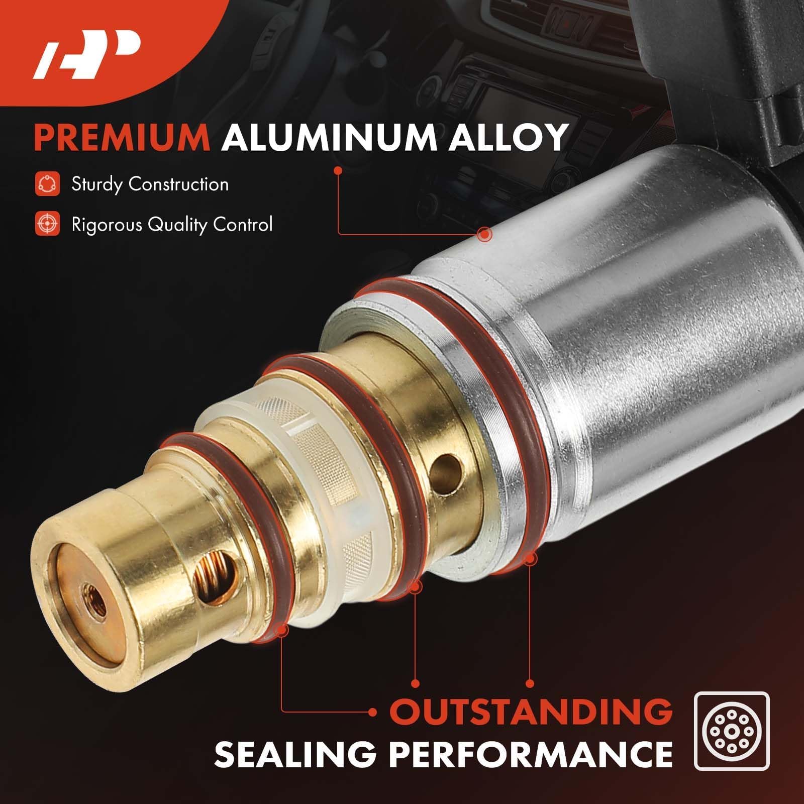 A-Premium valve mounted on San-dan compressor showing correct fit and improved control