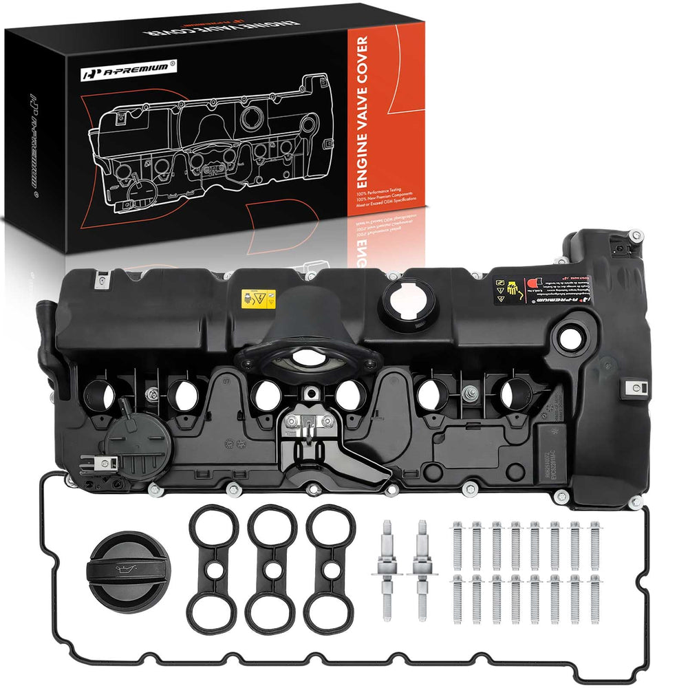 A-Premium valve cover front view showing fitment and improved sealing