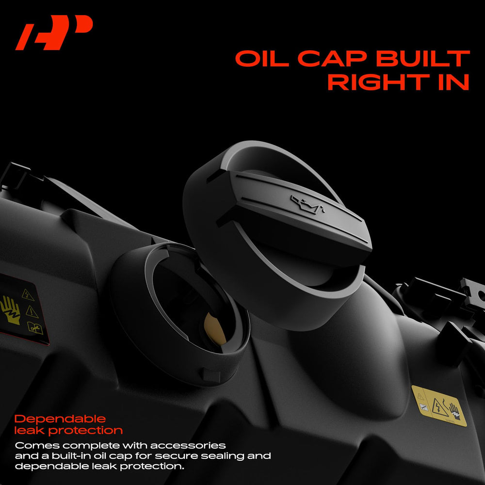 A-Premium valve cover installed in BMW engine bay showing compatibility
