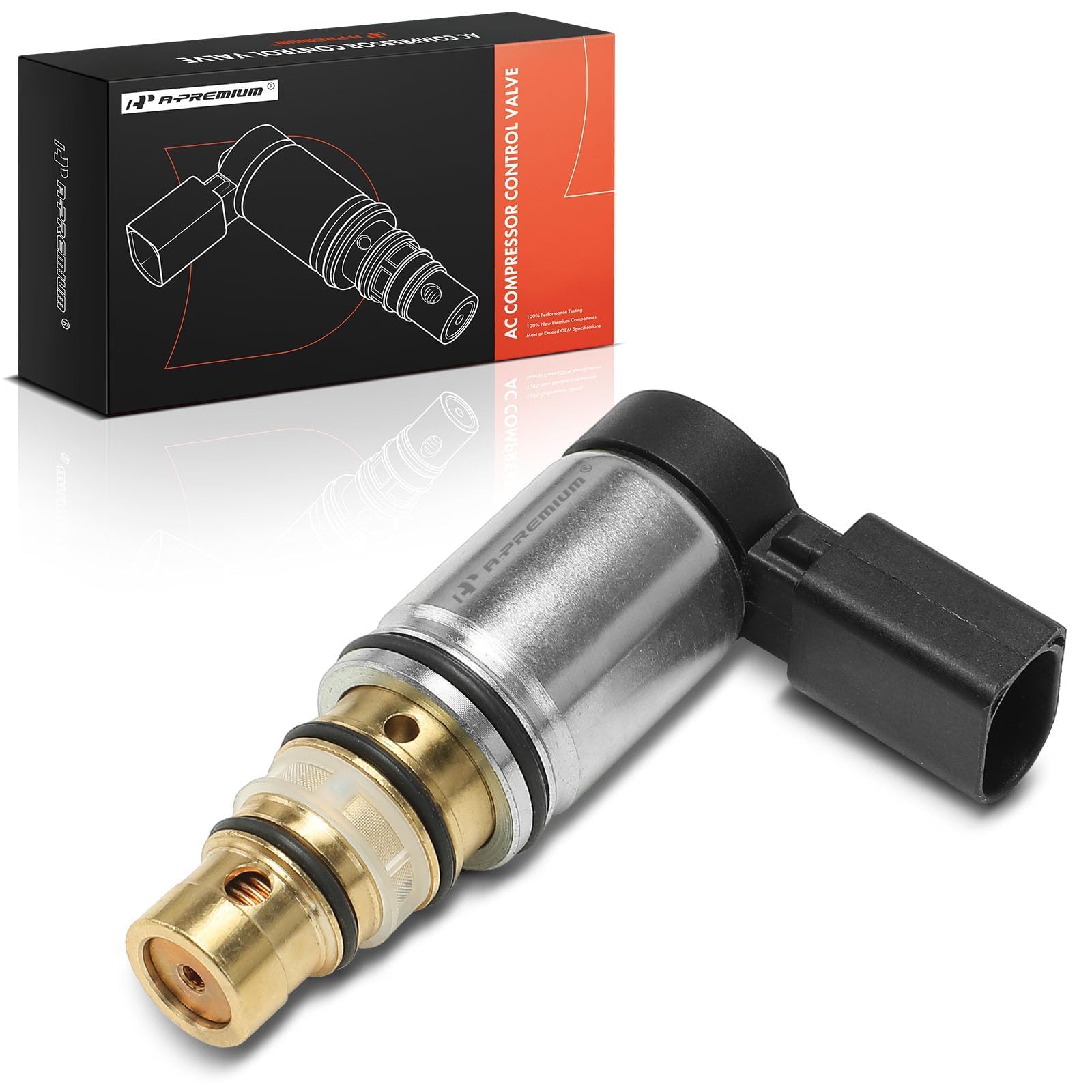 A-Premium front view of control solenoid valve showing compact design and reliable fit