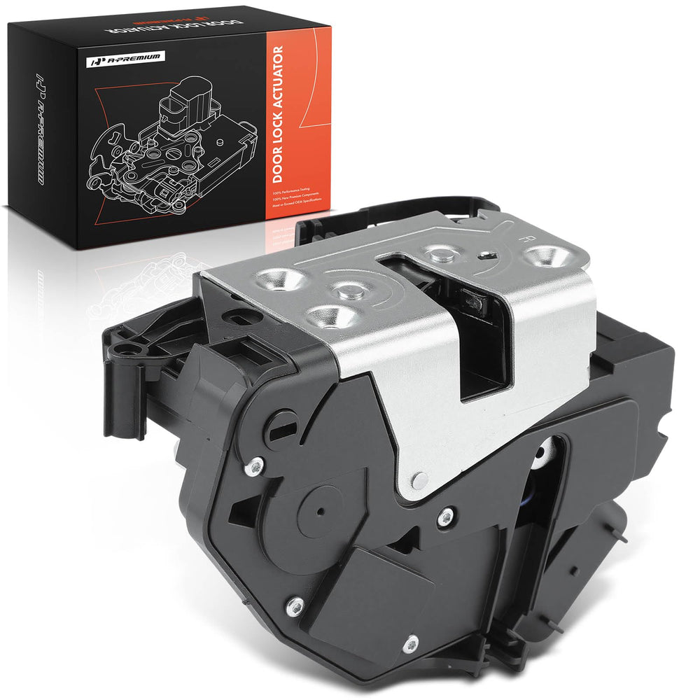 A-Premium actuator shown in vehicle rear right door context for fit clarity