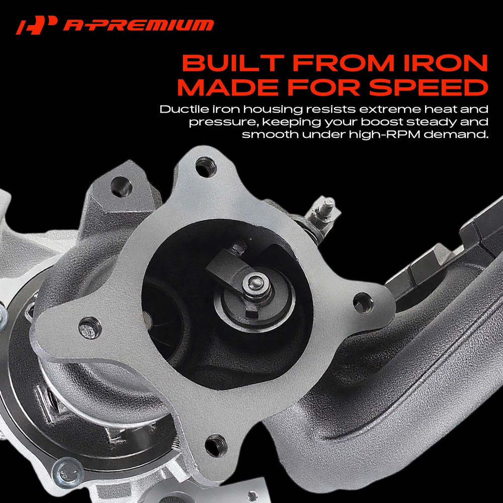 A-Premium wastegate actuator close-up showing precise fit and improved control