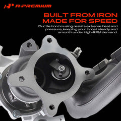A-Premium wastegate actuator close-up showing precise fit and improved control