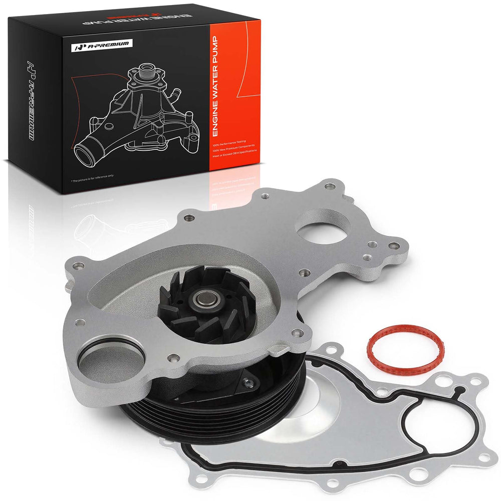 A-Premium water pump in workshop setting showing ready-for-install benefit