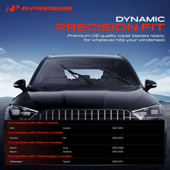 A-Premium wear indicator close-up helping drivers know when to replace blades