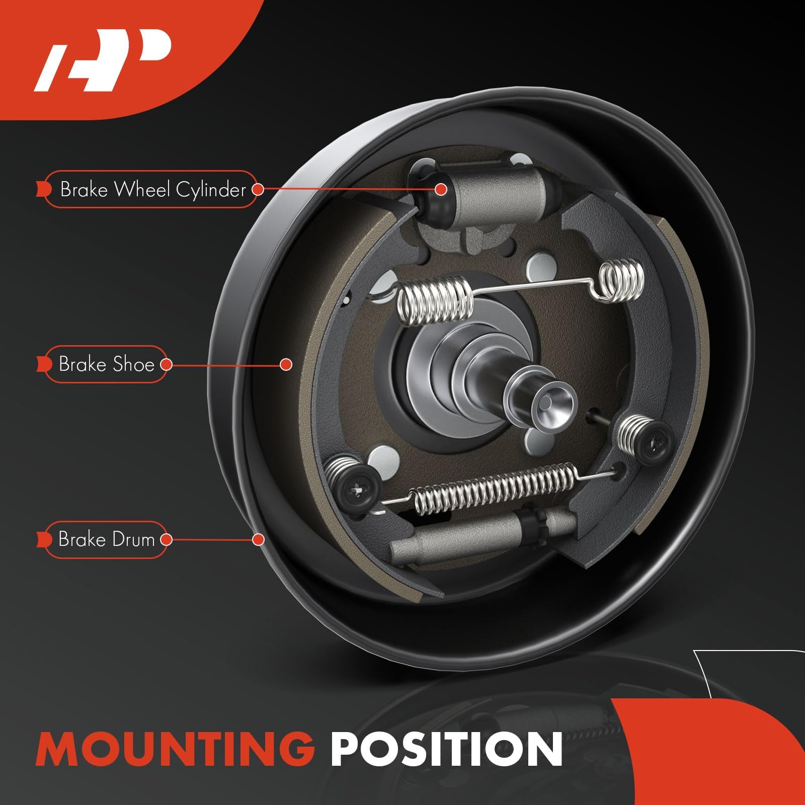 A-Premium side view highlighting inlet thread detail for secure brake line connection