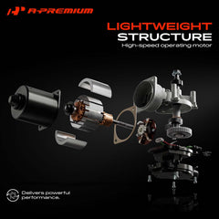 A-Premium mounting flange detail showing bolt locations for secure fit