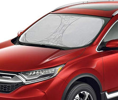 A1 Shades front packaged view showing full windshield coverage benefit