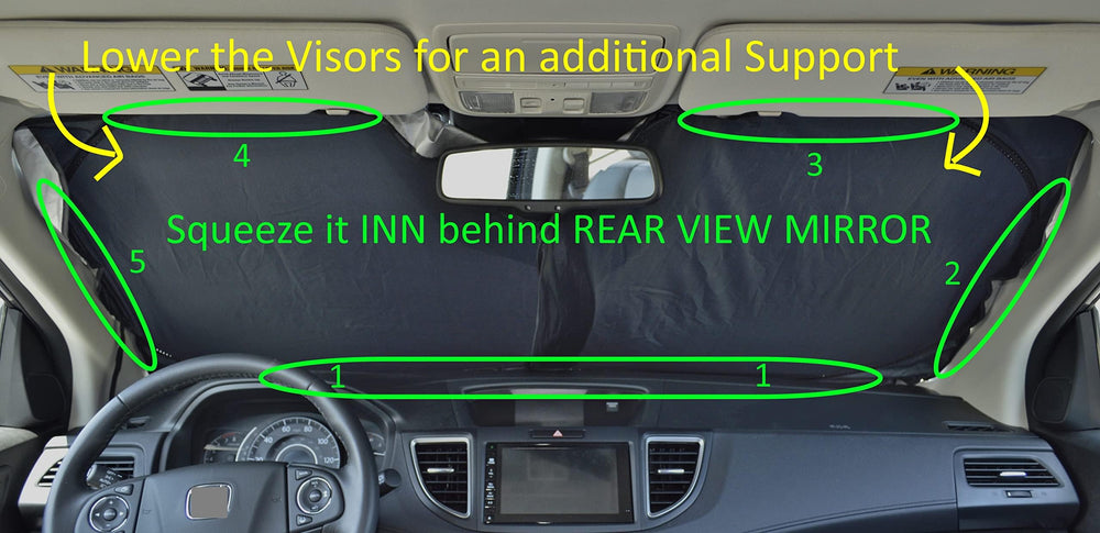A1 Shades lifestyle family protected interior showing cooler comfortable cabin