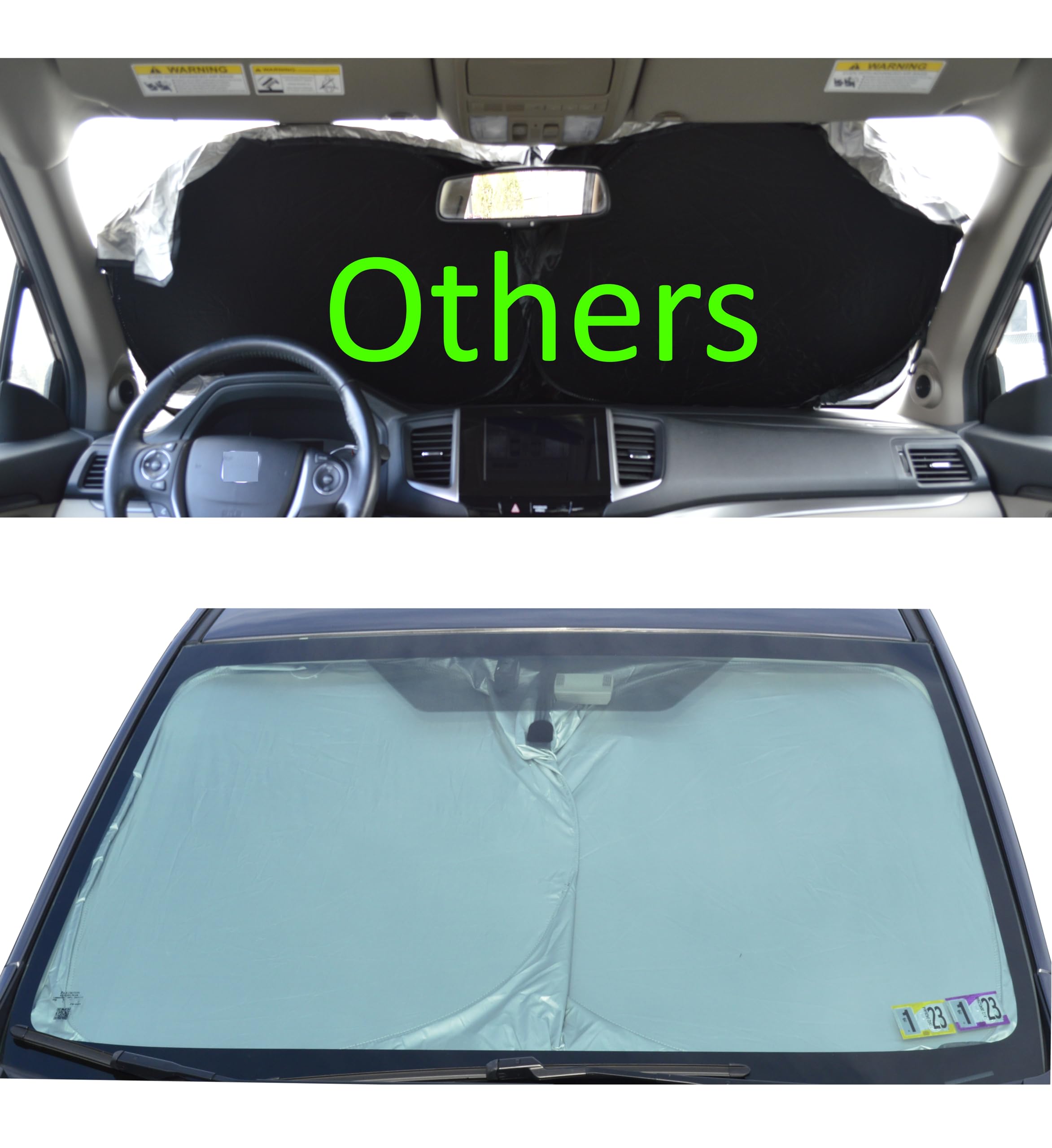 A1 Shades chrome surface close-up with no pinholes, improved reflectivity benefit