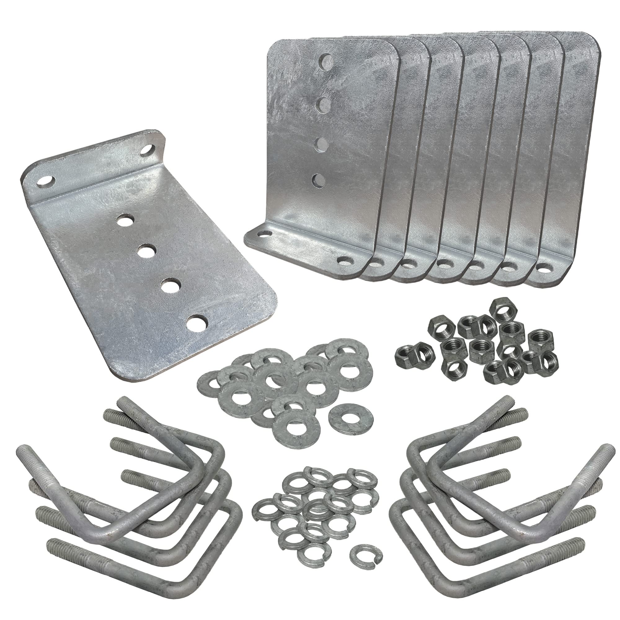 A.A 8-pack front view showing brackets and corrosion-resistant finish