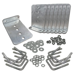A.A 8-pack front view showing brackets and corrosion-resistant finish
