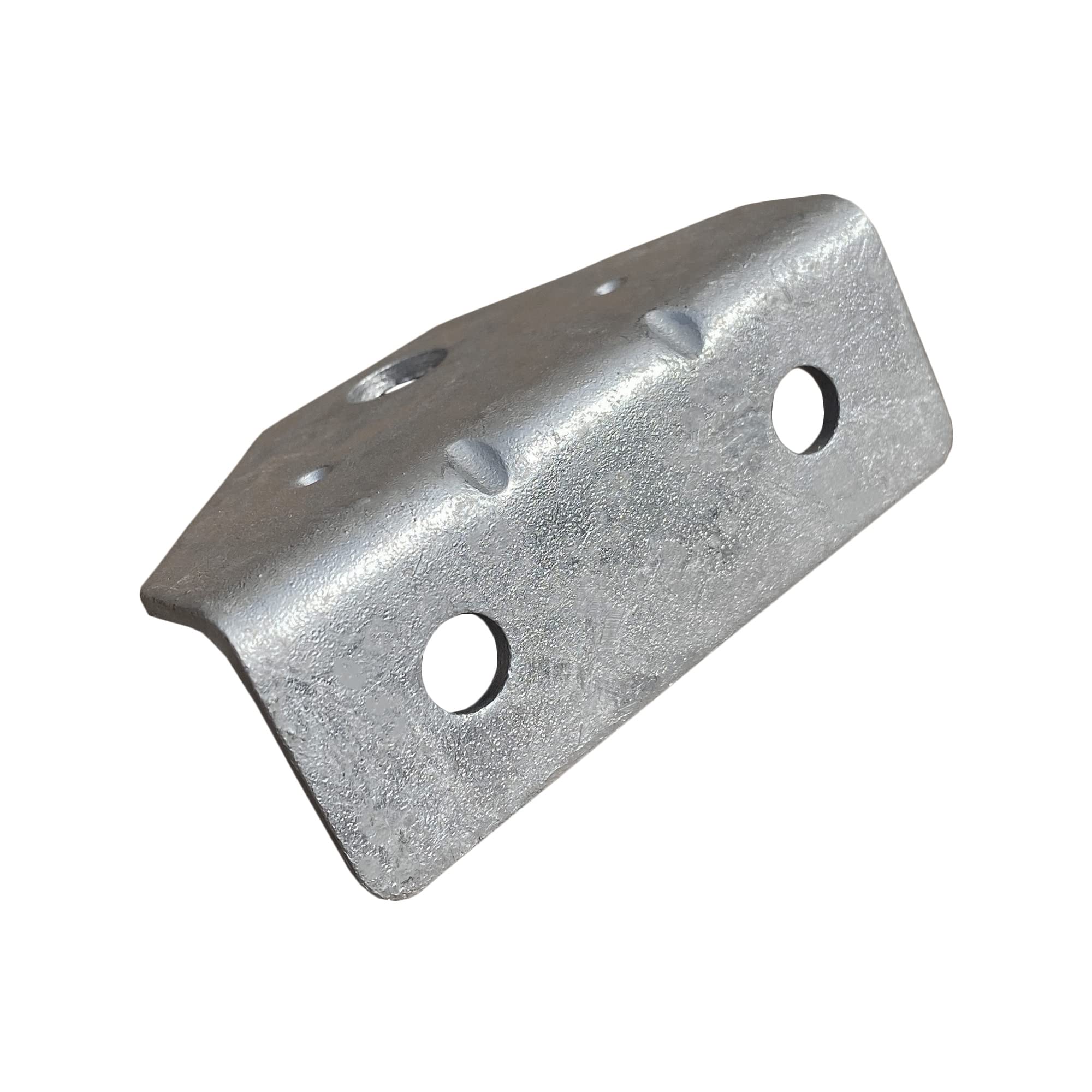 A.A close-up of swivel detail displaying pivot and corrosion protection