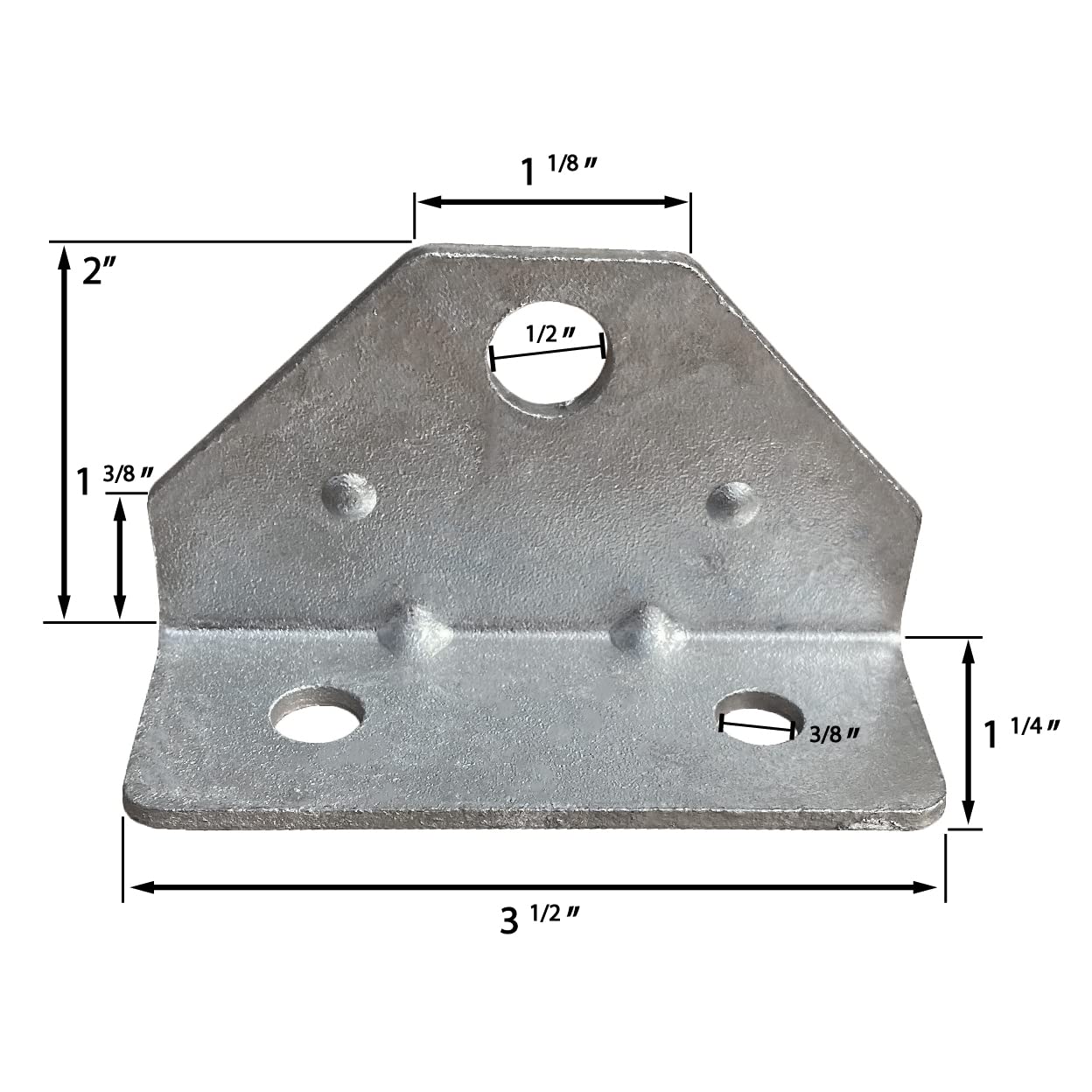 A.A brackets installed on a trailer bunk illustrating improved board support