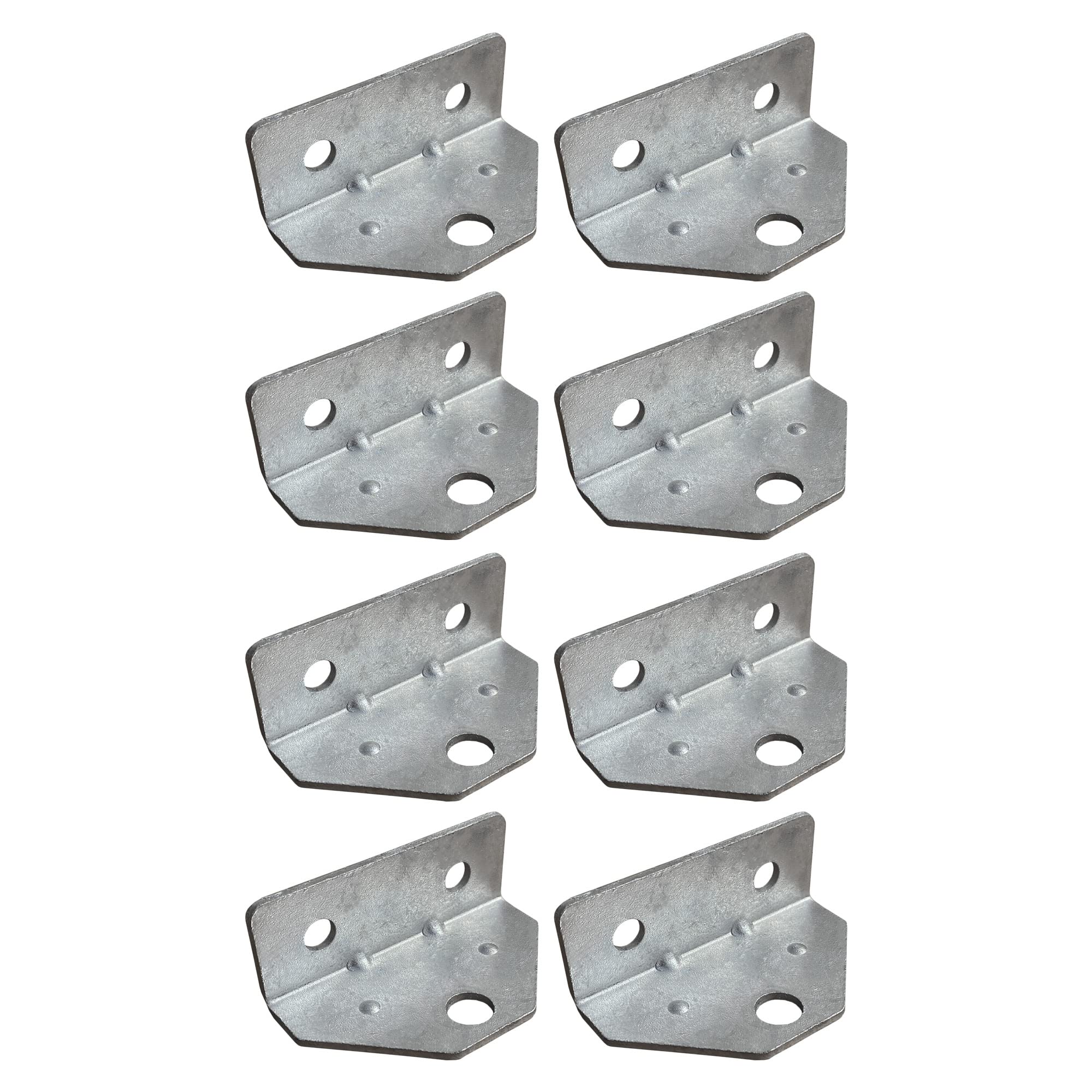 A.A bracket front view showing shape and bolt holes for secure mount