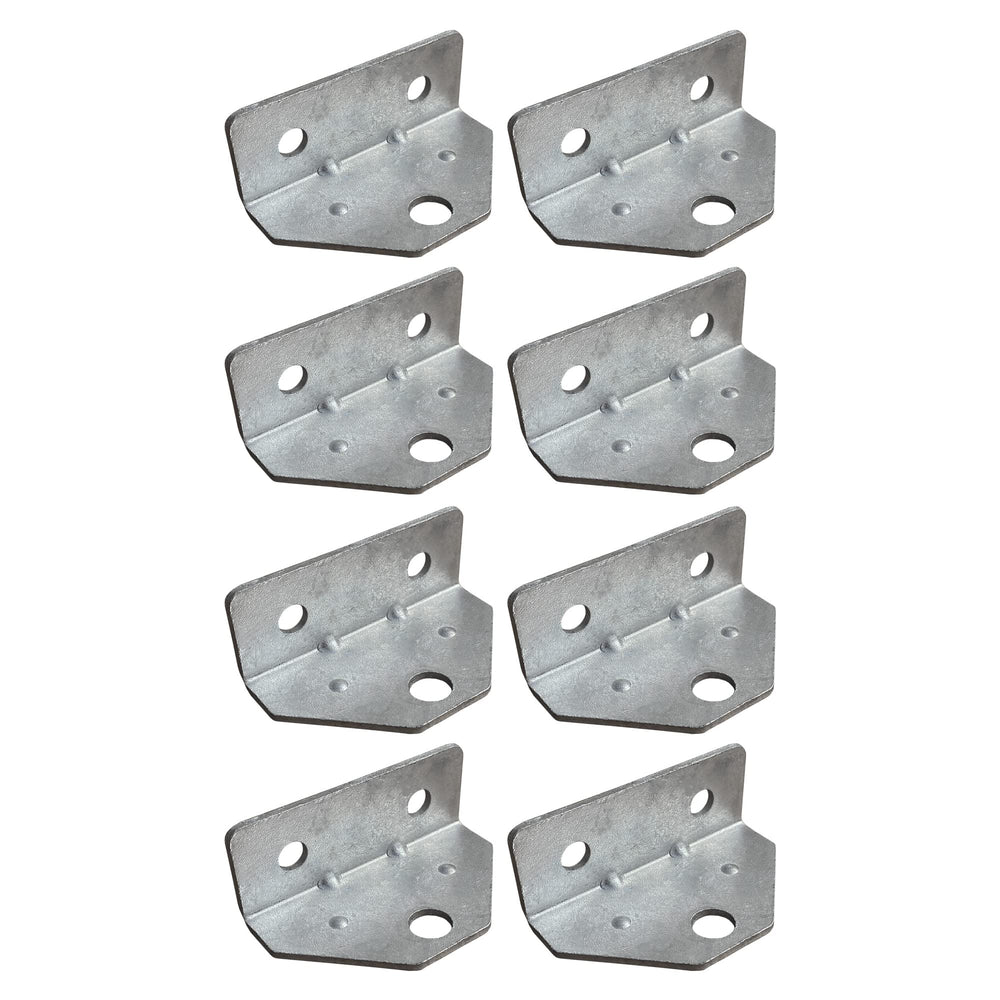 A.A bracket front view showing shape and bolt holes for secure mount