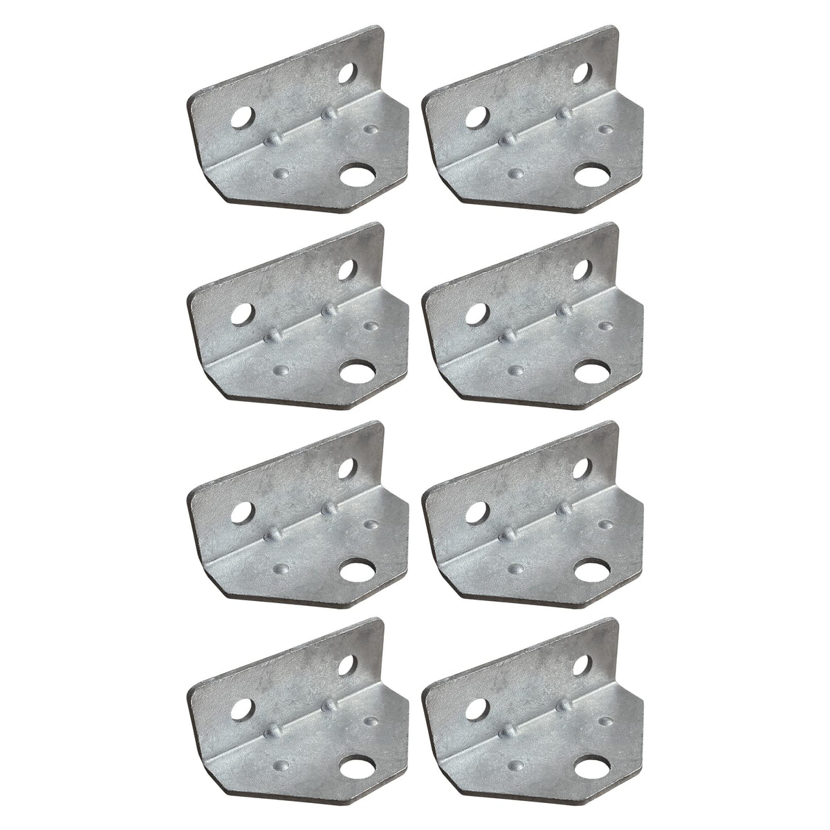 A.A bracket front view showing shape and bolt holes for secure mount