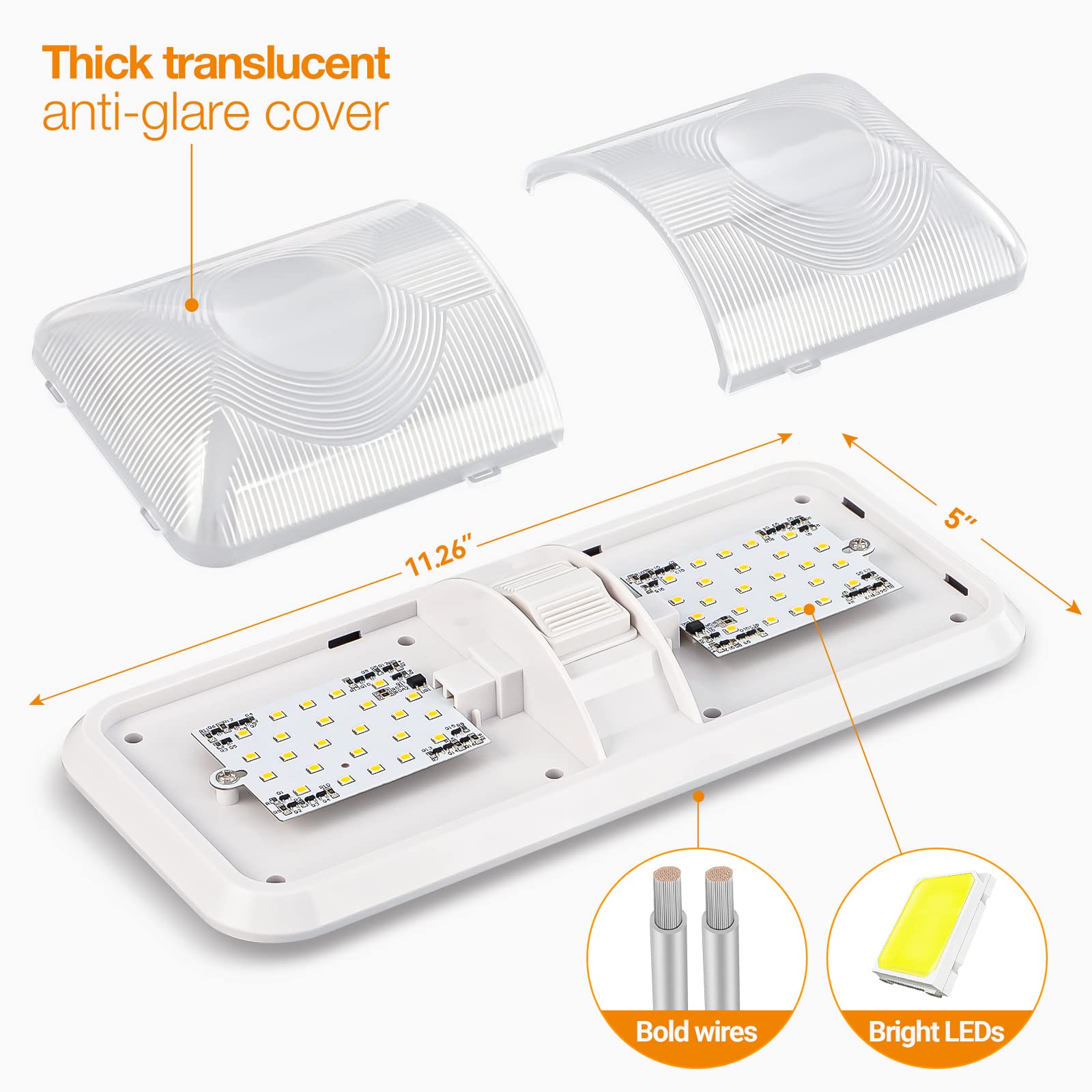 Aaleds wiring and hardware kit showing included screws and simple hookup benefit