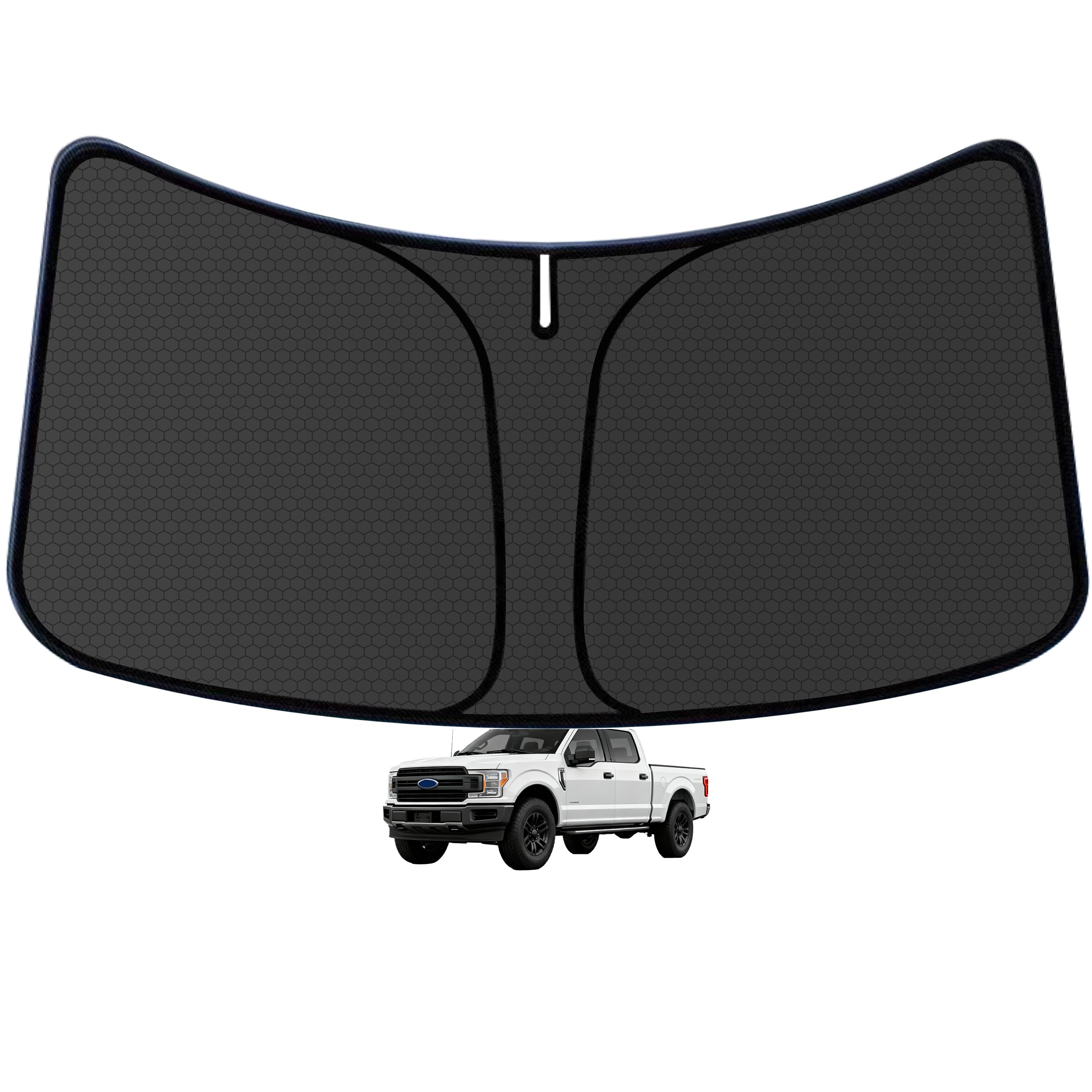 aatoppus front packaging showing full F150 fit and easy unboxing