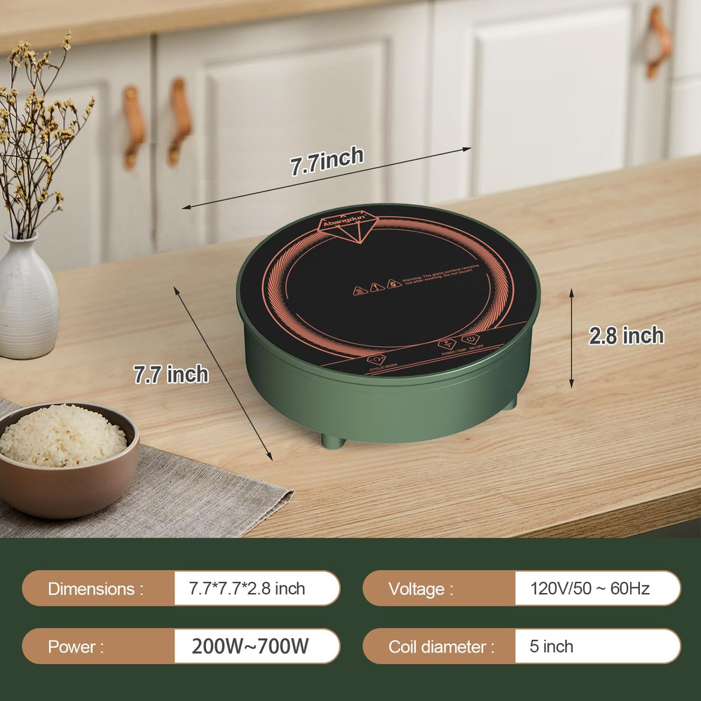 Abangdun ceramic top closeup highlighting smooth surface and easy cleaning