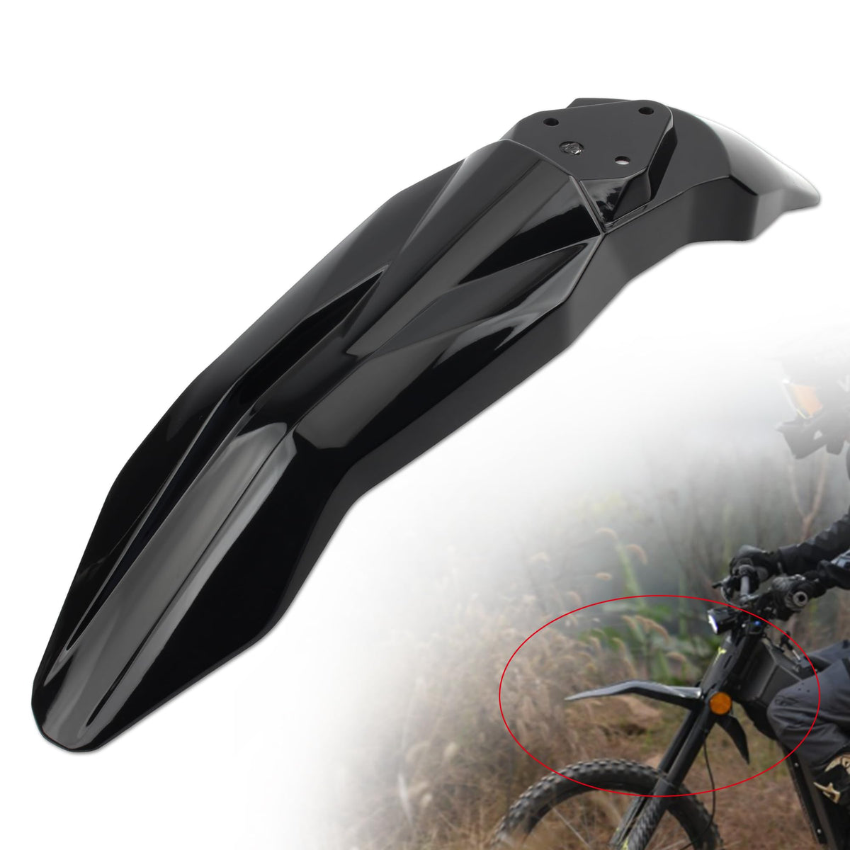 ABCERRSI front fender full view showing streamlined protection for debris