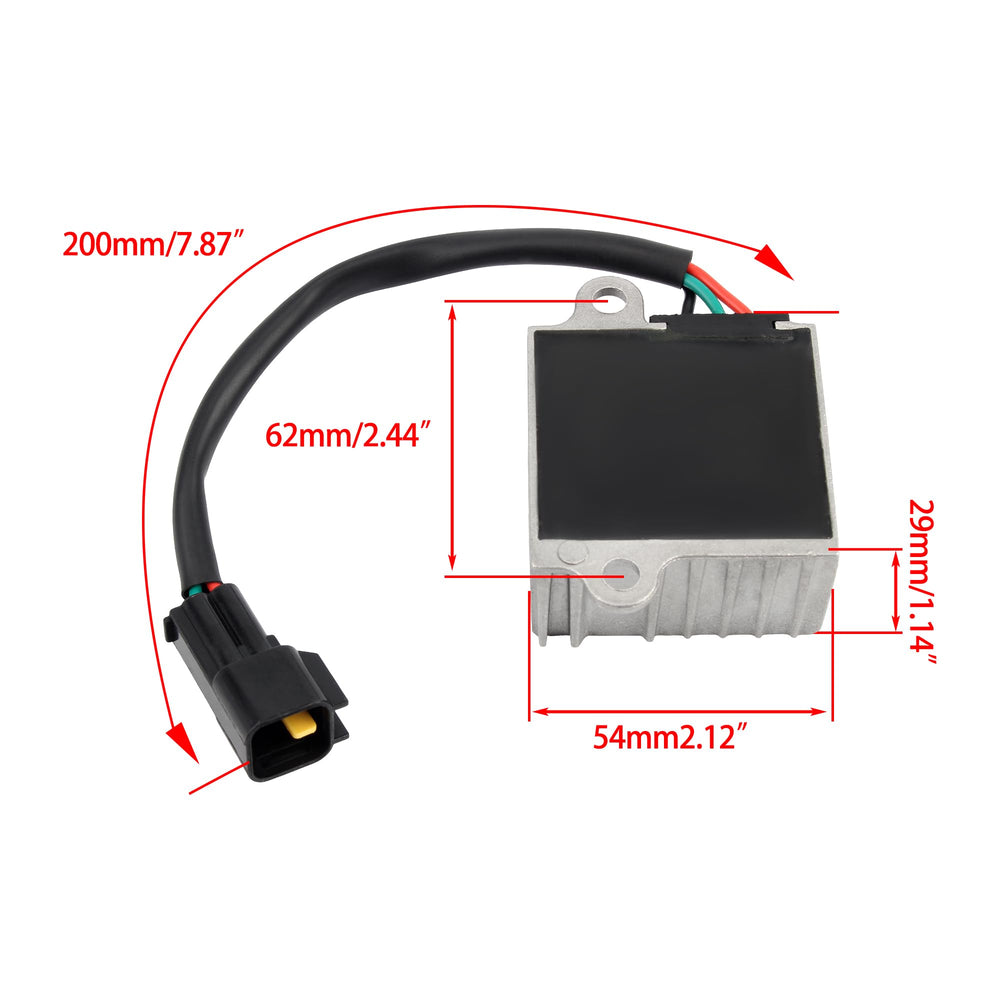 ABCERRSI rectifier side profile highlighting durable casing and vibration resistance benefit