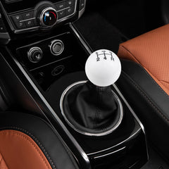 Abfer shifter knob installed in car demonstrating improved shifting comfort