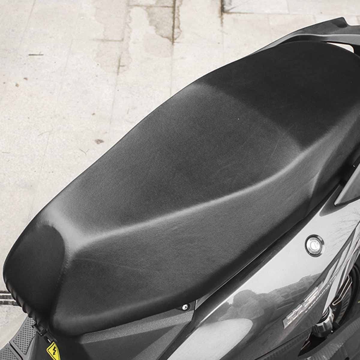 Abizarch black high-stretch cover hugging contoured seat profile