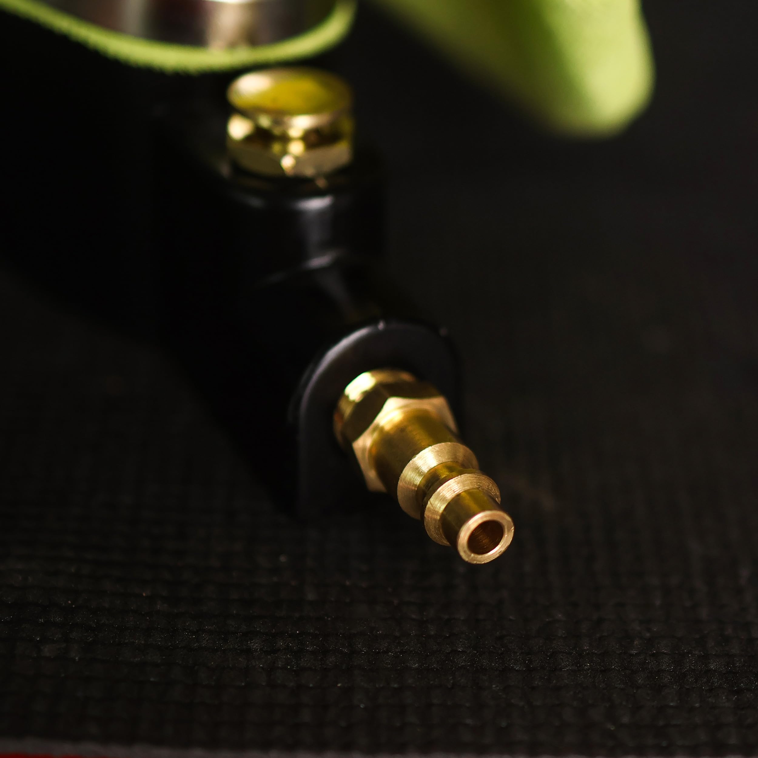ABN closeup abrasive media bag showing grit for controlled spark plug cleaning