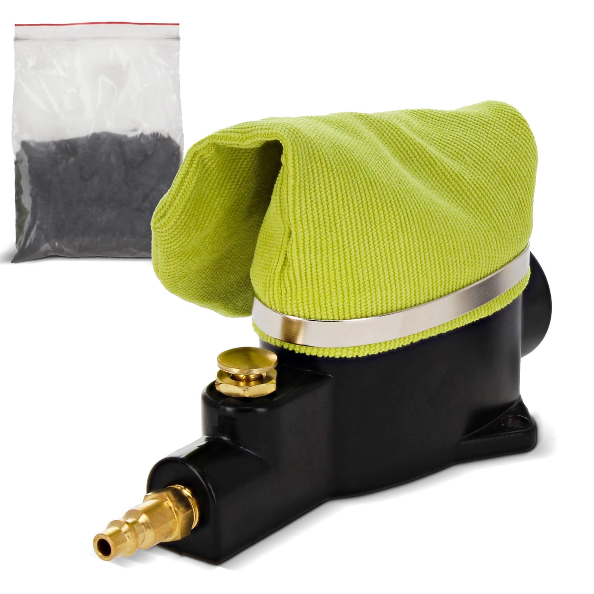 ABN front view cleaner showing compact sandblaster design and easy mounting
